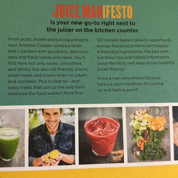 JUICE MANIFESTO by author ANDREW COOPER NWT - Picture 9 of 12